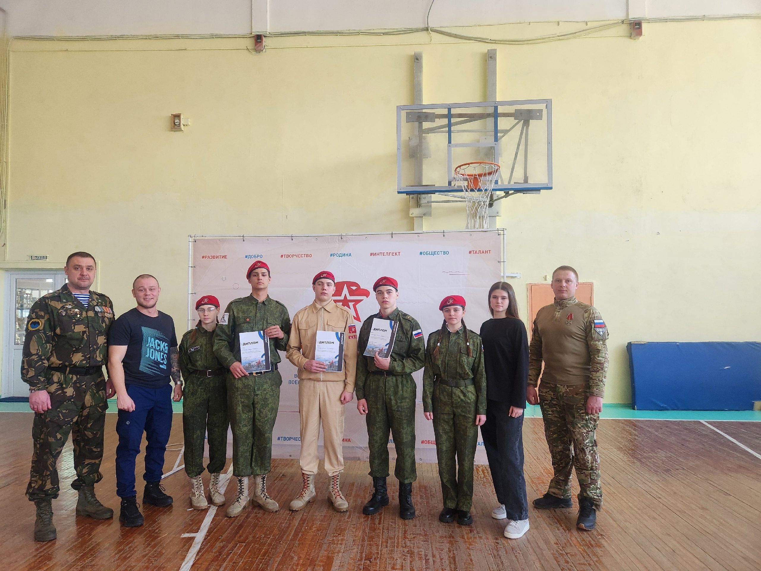 Муниципальный этап Краевого смотр-конкурса по строевой подготовке!.